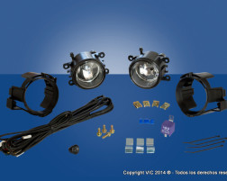 Kit 2 Faros Auxiliares Antiniebla Kangoo (14/…) con soportes
